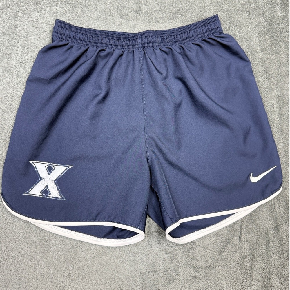 Nike Dri-FIT Xavier Musketeers Women's XS Navy Running Shorts 3" Inseam